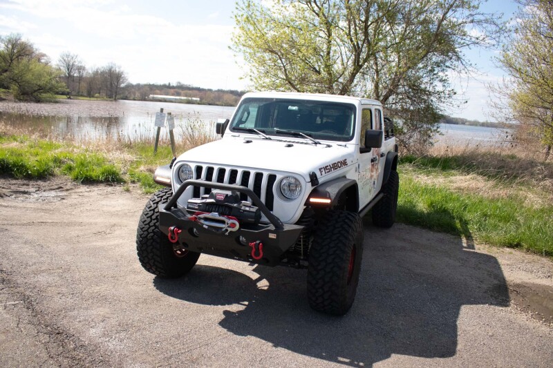 Jeep JT LED Light Pods - Fishbone Offroad - 7in Turn Signal & Side Marker - `20-`27